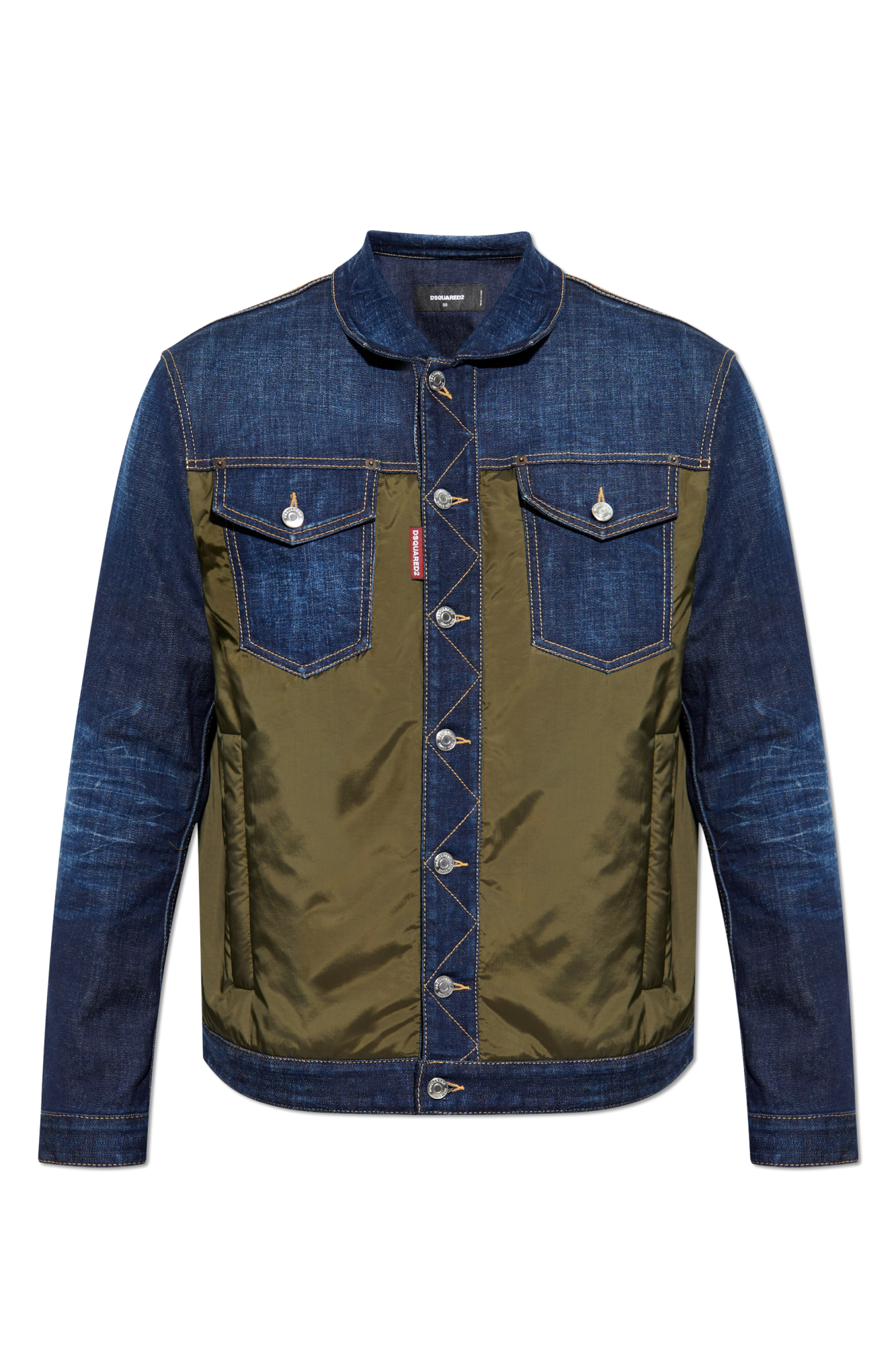 Dsquared2 Jacket with combined materials | Men's Clothing Dsquared2 Jacket with combined materials | Men's Clothing